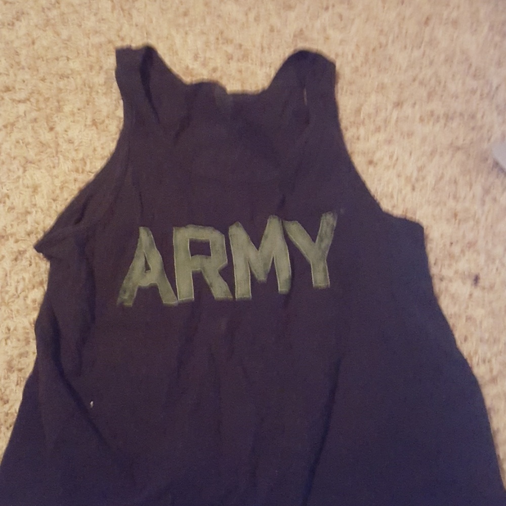 black tank top